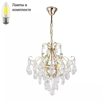 Люстра подвесная с Led лампочками в комплекте Rivoli Б0051958+Lamps