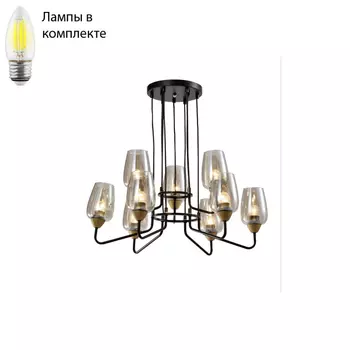 Люстра подвесная с Led лампочками в комплекте Rivoli Б0047325+Lamps
