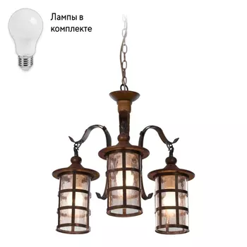 Люстра подвесная с Led лампочками в комплекте Velante 588-703-03+Lamps