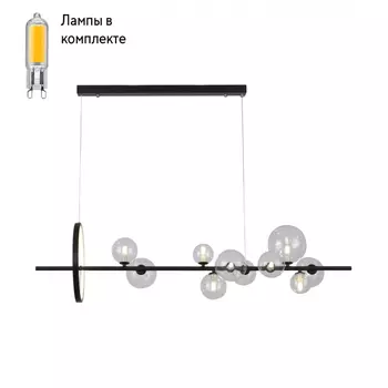 Люстра подвесная с Led лампочками в комплекте KINK Light 07608-10A,19+Lamps
