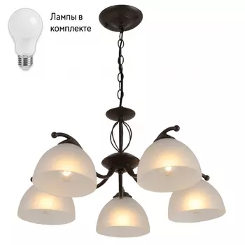 Люстра подвесная с Led лампочками в комплекте Rivoli Б0054758+Lamps