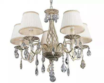 Люстра подвесная со светодиодными лампочками E14, комплект от Lustrof. №25029-657004