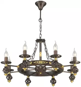 Люстра подвесная со светодиодными лампочками E14, комплект от Lustrof. №150428-623131