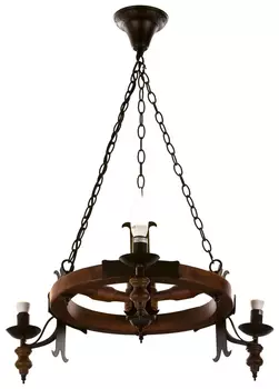 Люстра подвесная со светодиодными лампочками E14, комплект от Lustrof. №151115-623133