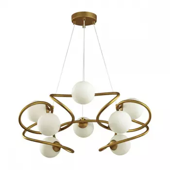 Люстра подвесная со светодиодными лампочками G9, комплект от Lustrof. №258624-647422