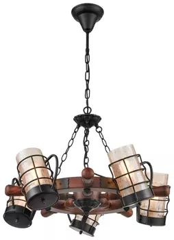 Люстра подвесная в наборе с 5 Led лампами. Комплект от Lustrof №277023-708527