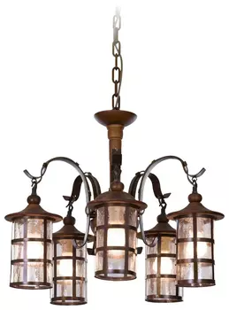 Люстра подвесная в наборе с 5 Led лампами. Комплект от Lustrof №151127-708655