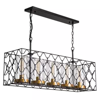Люстра подвесная в наборе с 5 Led лампами. Комплект от Lustrof №193465-708522