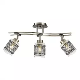 Люстра потолочная Citilux Мерида CL142132 Хром Матовый + Венге