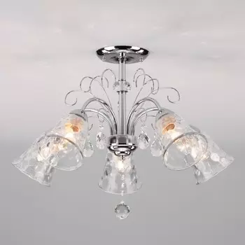 Люстра потолочная Евросвет Norene 30157/5 хром a044841