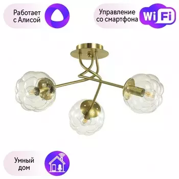 Люстра потолочная Lumion Breana с поддержкой Алиса 4556/3C-А