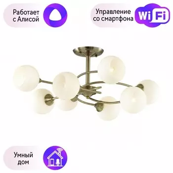 Люстра потолочная Lumion Daniella с поддержкой Алиса 4537/8C-А