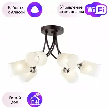 Люстра потолочная Lumion Paula с поддержкой Алиса 4533/6C-А