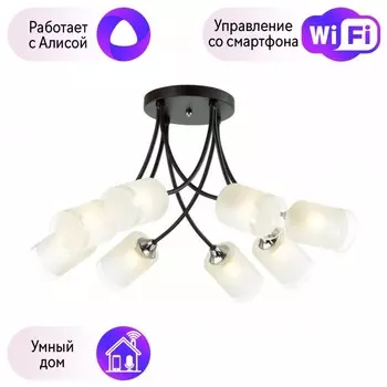 Люстра потолочная Lumion Paula с поддержкой Алиса 4533/8C-А