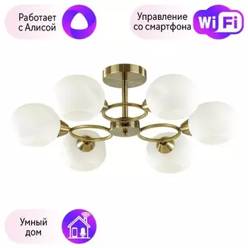 Люстра потолочная Lumion Penelopa с поддержкой Алиса 4549/6C-A