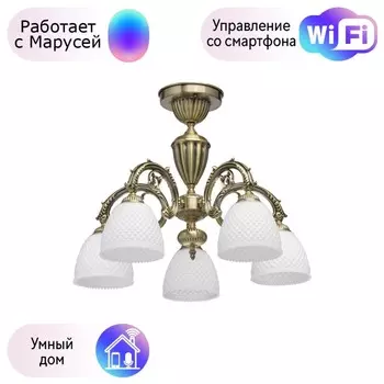 Люстра потолочная MW-Light Фелиция с поддержкой Маруся 114010405-М
