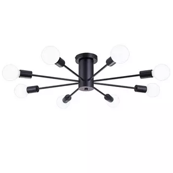 Люстра потолочная Natali Kovaltseva LOFT 75140/8C BLACK