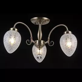 Люстра потолочная Natali Kovaltseva ZARAGOZA 81050-3C ANTIQUE BRASS