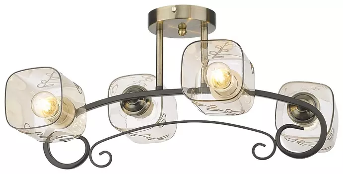 Люстра потолочная с 4 Led лампами. Комплект от Lustrof №372269-708670