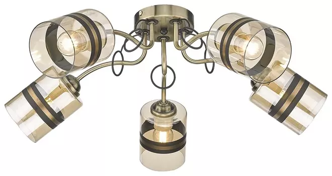 Люстра потолочная с 5 Led лампами. Комплект от Lustrof №372283-708658