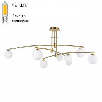 Люстра потолочная с лампочками APLOYT APL.621.07.09+Lamps