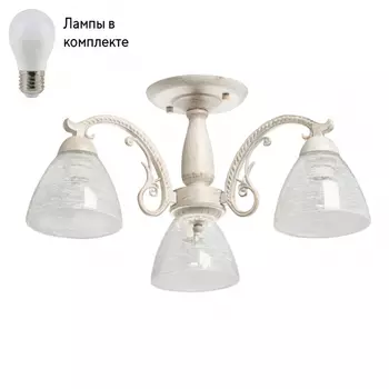 Люстра потолочная с лампочками DeMarkt 105010303+Lamps