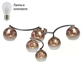 Люстра потолочная с лампочками DeMarkt 220013306+Lamps