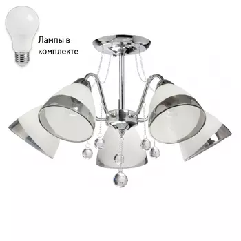 Люстра потолочная с лампочками DeMarkt 315014905+Lamps