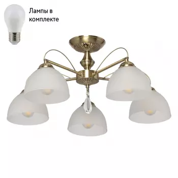Люстра потолочная с лампочками DeMarkt 315016505+Lamps
