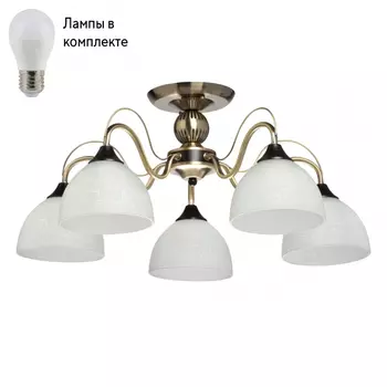 Люстра потолочная с лампочками DeMarkt 318014905+Lamps