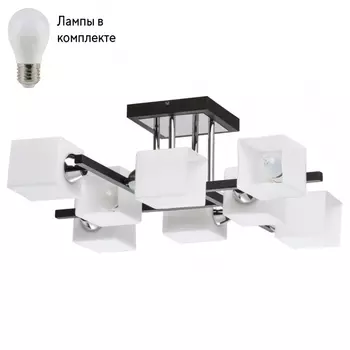 Люстра потолочная с лампочками DeMarkt 673011508+Lamps