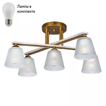 Люстра потолочная с лампочками DeMarkt 673017805+Lamps