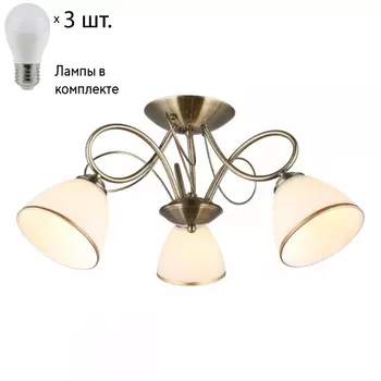 Люстра потолочная с лампочками Omnilux OML-25307-03+Lamps