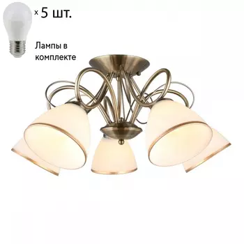 Люстра потолочная с лампочками Omnilux OML-25307-05+Lamps