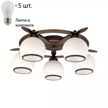 Люстра потолочная с лампочками Omnilux OML-50507-05+Lamps