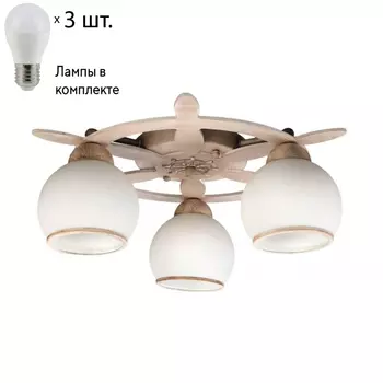 Люстра потолочная с лампочками Omnilux OML-50517-03+Lamps
