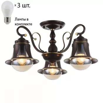 Люстра потолочная с лампочками Omnilux OML-50607-03+Lamps