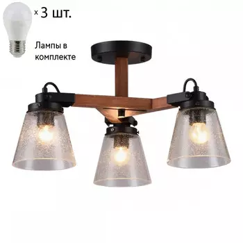 Люстра потолочная с лампочками Omnilux OML-51007-03+Lamps
