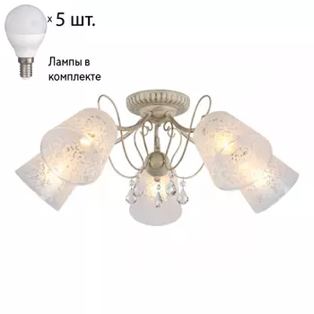 Люстра потолочная с лампочками Omnilux OML-53007-05+Lamps