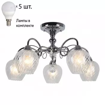 Люстра потолочная с лампочками Omnilux OML-53607-05+Lamps
