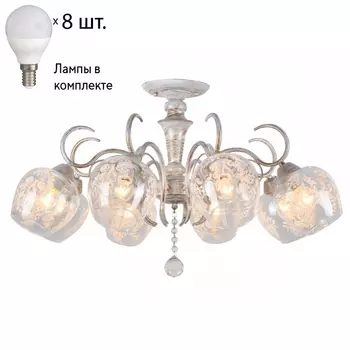 Люстра потолочная с лампочками Omnilux OML-53907-08+Lamps