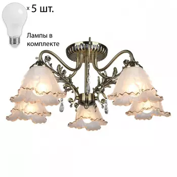 Люстра потолочная с лампочками Omnilux OML-54807-05+Lamps