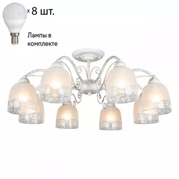 Люстра потолочная с лампочками Omnilux OML-54907-08+Lamps