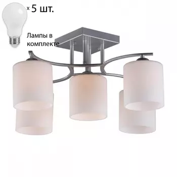 Люстра потолочная с лампочками Omnilux OML-55307-05+Lamps