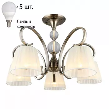 Люстра потолочная с лампочками Omnilux OML-56103-05+Lamps
