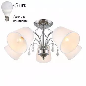 Люстра потолочная с лампочками Omnilux OML-56307-05+Lamps
