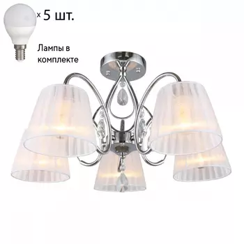 Люстра потолочная с лампочками Omnilux OML-56607-05+Lamps