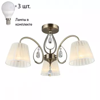 Люстра потолочная с лампочками Omnilux OML-56617-03+Lamps