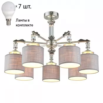 Люстра потолочная с лампочками Omnilux OML-64317-07+Lamps
