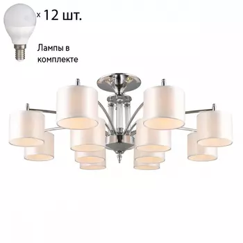 Люстра потолочная с лампочками Omnilux OML-64707-12+Lamps